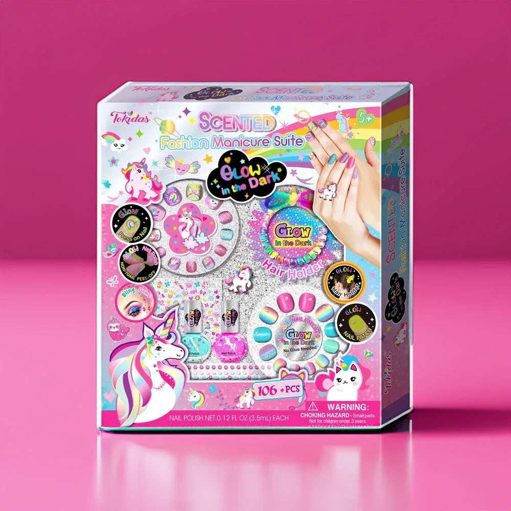 Tokidas - Scented Fashion Manicure Suite-Glow In The Dark for kids in Kuwait